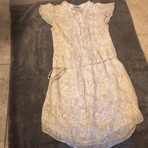 Short sleeved ruffle dress